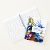 モダン抽象芸術ブルー ノートブック (内部)