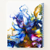 モダン抽象芸術ブルー ノートブック (裏面)