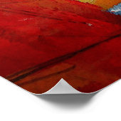 モダン抽象芸術プリント-抽象芸術正方形ポスター ポスター (角)