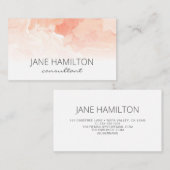 モダン抽象芸術プロファイル名刺 名刺 (正面/裏面)