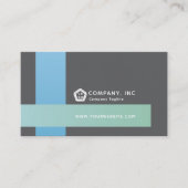 モダン抽象芸術プロフェッショナルロゴ汎用 名刺 (正面)