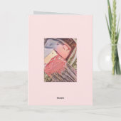 モダン抽象芸術ペイントブラシのアートの暖かい色 カード (裏面)