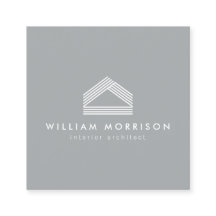 モダン抽象芸術ホームのロゴグレー