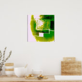 モダン抽象芸術ポスタオリジナルモダンアートプリント ポスター (キッチン)