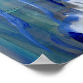 モダン抽象芸術ポートレート ポスター (角)