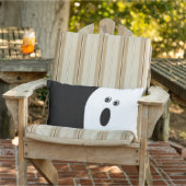 モダン抽象芸術ミニマル幽霊ハロウィーンランブ アウトドアクッション (椅子)