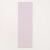 モダン抽象芸術ライトピンクグレーフラクタルデザイン ヨガマット (裏面)