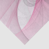 モダン抽象芸術ライトピンクグレーフラクタルデザイン 薄葉紙 (詳細)