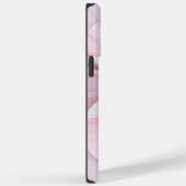 モダン抽象芸術ライトピンクグレーフラクタルデザイン Case-Mate iPhoneケース (裏面 / 右)