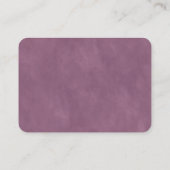 モダン抽象芸術ライト薄紫パープル結婚ズ詳細 エンクロージャーカード (裏面)