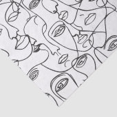 モダン抽象芸術ラインアートフェミニスト 薄葉紙 (詳細)