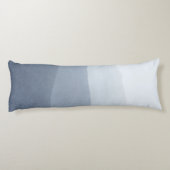 モダン抽象芸術ランドスケープ静かなグレートーン ボディピロー (裏面)