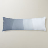 モダン抽象芸術ランドスケープ静かなグレートーン ボディピロー (正面)