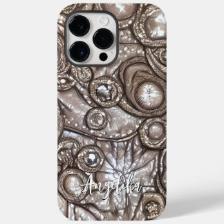 モダン抽象芸術レフェイクザースタイル名前をカスタムする Case-Mate iPhone 14 PRO MAXケース