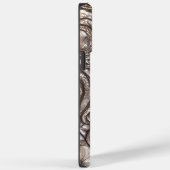 モダン抽象芸術レフェイクザースタイル名前をカスタムする Case-Mate iPhoneケース (裏面 / 右)