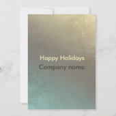 モダン抽象芸術円企業のクリスマスパーティー 招待状 (裏面)