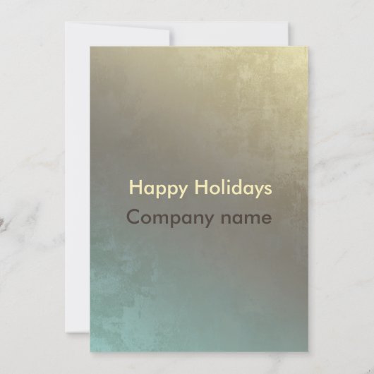 モダン抽象芸術円企業のクリスマスパーティー 招待状 (裏面)