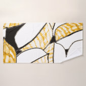 モダン抽象芸術列を含むシームレスクリエイティブパターン バスタオル (バスタオル)