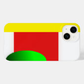 モダン抽象芸術半円長方形 Case-Mate iPhoneケース (裏面 (横))