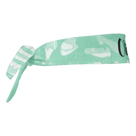 モダン抽象芸術名パーソナライズされたスポーツのヘッドバンド タイヘッドバンド (回転270)