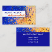 モダン抽象芸術名刺テンプレート 名刺 (正面/裏面)