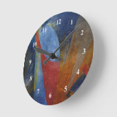 モダン抽象芸術壁時計 ラウンド壁時計 (傾斜)