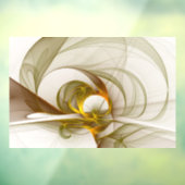 モダン抽象芸術大切メタルカラーのフラクタル ウィンドウサイン (シート3)