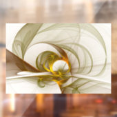 モダン抽象芸術大切メタルカラーのフラクタル ウィンドウサイン (シート2)