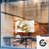 モダン抽象芸術大切メタルカラーのフラクタル ウィンドウサイン (カフェ窓)