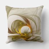 モダン抽象芸術大切メタルカラーのフラクタル クッション (裏面)