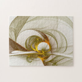 モダン抽象芸術大切メタルカラーのフラクタル ジグソーパズル