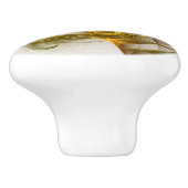 モダン抽象芸術大切メタルカラーのフラクタル セラミックノブ (側面)