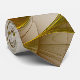 モダン抽象芸術大切メタルカラーのフラクタル ネクタイ