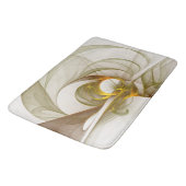 モダン抽象芸術大切メタルカラーのフラクタル バスマット (アングル)