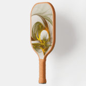 モダン抽象芸術大切メタルカラーのフラクタル ピックルボールラケット (左)