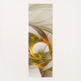 モダン抽象芸術大切メタルカラーのフラクタル ヨガマット