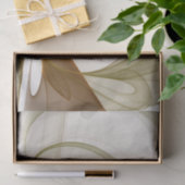 モダン抽象芸術大切メタルカラーのフラクタル 薄葉紙 (ギフト)