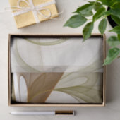 モダン抽象芸術大切メタルカラーのフラクタル 薄葉紙 (ギフト)