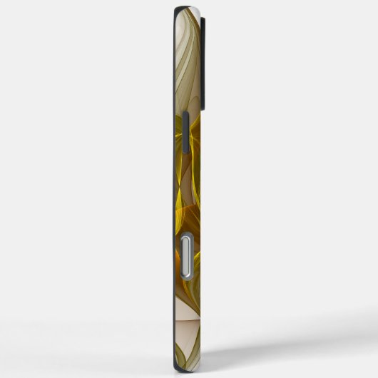 モダン抽象芸術大切メタルカラーのフラクタル Case-Mate iPhoneケース (裏面 / 右)