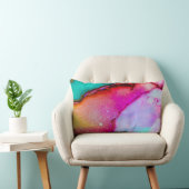 モダン抽象芸術大理石ウォーターカラーデザイン ランバークッション (椅子)