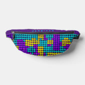 モダン抽象芸術幾何カラフル玩具パターン ファニーパック (レイダウン)