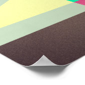 モダン抽象芸術幾何プリント ポスター (角)