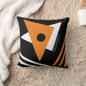 モダン抽象芸術幾何三角形 クッション (ブランケット)