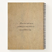 モダン抽象芸術幾何学アートセラミックテクスチャ ノートブック (裏面)