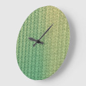 モダン抽象芸術幾何学デジタルパターン1250 ラージ壁時計 (傾斜)