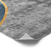 モダン抽象芸術幾何学図形ウォールアートポスター ポスター (角)