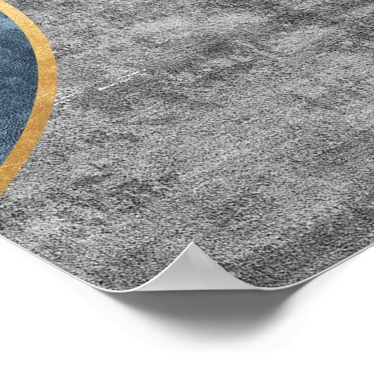 モダン抽象芸術幾何学図形ウォールアートポスター ポスター (角)