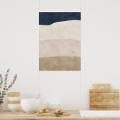 モダン抽象芸術幾何学図形ウォールアートポスター ポスター (キッチン)