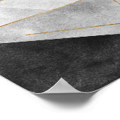 モダン抽象芸術幾何学壁アートポスター ポスター (角)