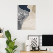 モダン抽象芸術幾何学模様の壁アートポスター ポスター (ホームオフィス)